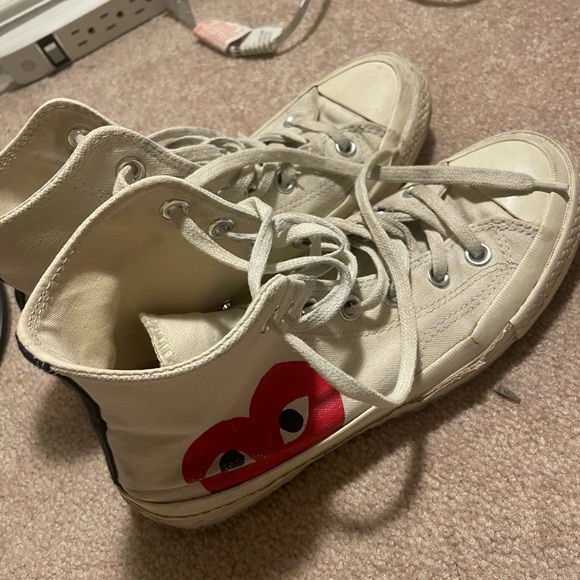 Comme des Garçons Converse Play Chuck Sneakers - Picture 4 of 7